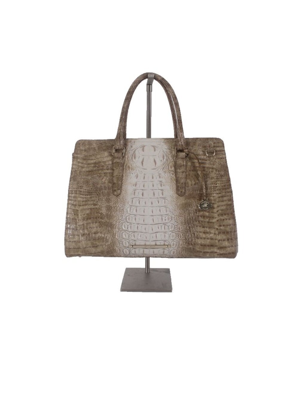 Brahmin Purse NEW $415 Finley 16 x 11 x6 Praline Ombre Melbourne Genuine Leather
